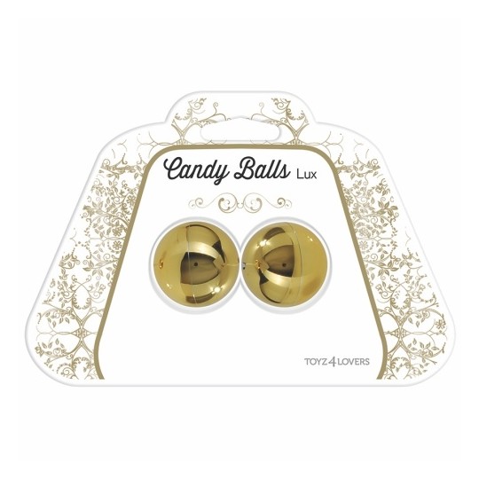 BOLAS VAGINALES CANDY BALLS LUX DORADO