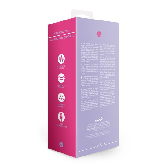 ВИБРИРУЮЩЕЕ ЯЙЦО С ПУЛЬТОМ ДИСТАНЦИОННОГО УПРАВЛЕНИЯ - ФИОЛЕТОВАЯ ГАРМОНИЯ
