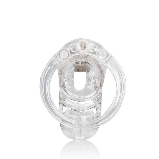 MODEL 25 - CHASTITY CAGE - 3.5\&#039;\&#039; / 9 CM - TRANSPARENT