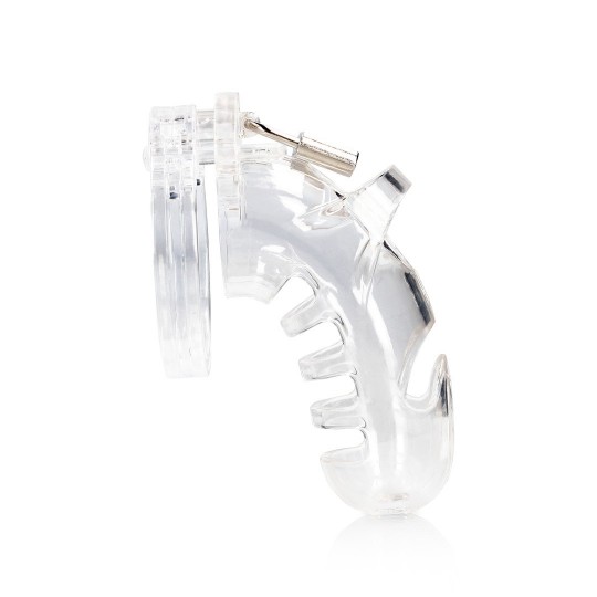 MODEL 26 - CHASTITY CAGE - 4.5'' / 11,5 CM - TRANSPARENT