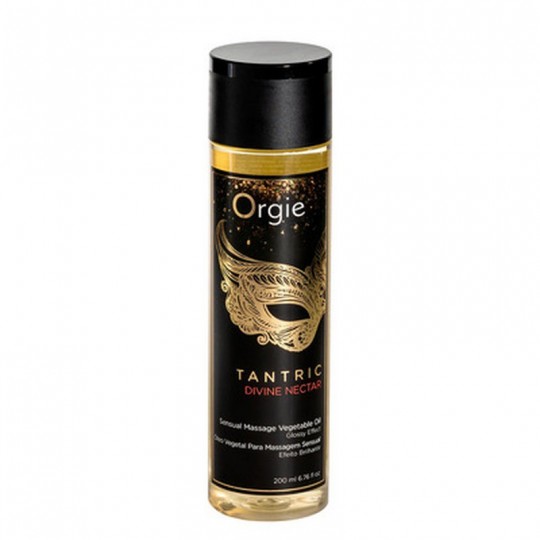 ÓLEO DE MASSAGEM COM EFEITO BRILHANTE TANTRIC DIVINE NECTAR 200ML ORGIE