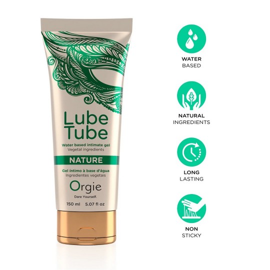 СМАЗКА НА ВОДНОЙ ОСНОВЕ NATURE LUBE TUBE 150ML ORGIE