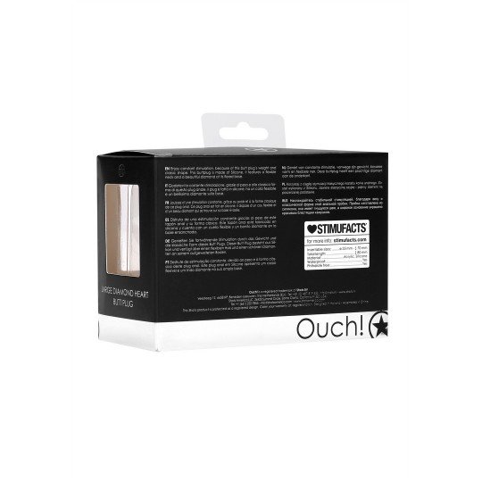 ЗАТЫЧКА ДЛЯ ПОПЫ "БРИЛЛИАНТОВОЕ СЕРДЦЕ" - БОЛЬШАЯ