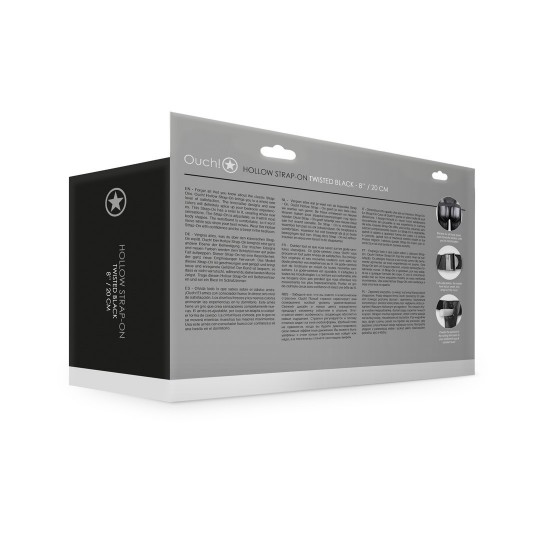 ВИТОЙ ПОЛЫЙ СТРАПОН - 8 / 20 СМ