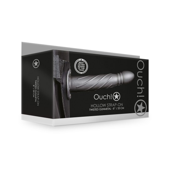 ВИТОЙ ПОЛЫЙ СТРАПОН - 8 / 20 СМ