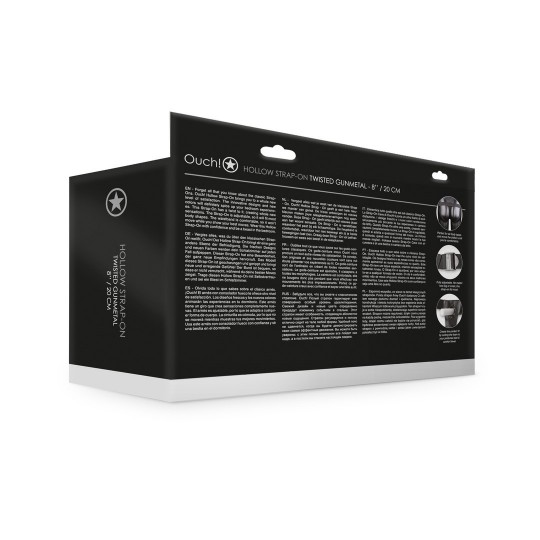 ВИТОЙ ПОЛЫЙ СТРАПОН - 8 / 20 СМ