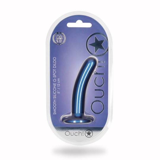 SMOOTH SILICONE G-SPOT DILDO - 5' / 12 CM