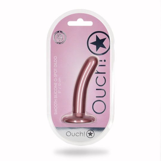 SMOOTH SILICONE G-SPOT DILDO - 5' / 12 CM