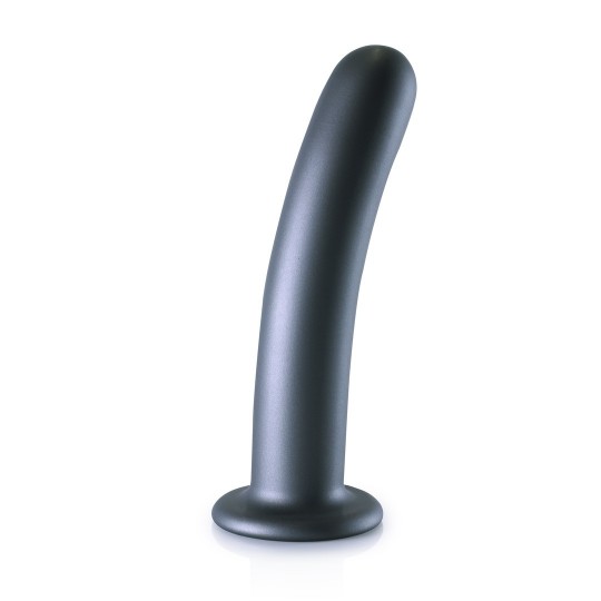 SMOOTH SILICONE G-SPOT DILDO - 7' / 17 CM