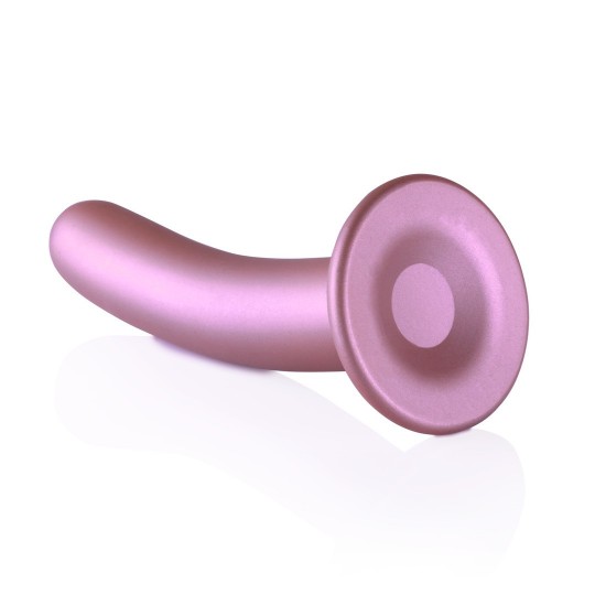 SMOOTH SILICONE G-SPOT DILDO - 7' / 17 CM